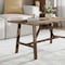 Flash Furniture Eli Solid Wood Farmhouse Coffee Table, Trestle Style Accent Table in Rustic Brown LFS-2013-RSTBRN-GG - alternate 8